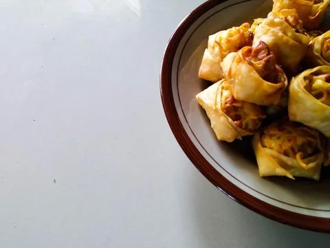 Dumpling Noodle Martabak Stock Photos