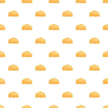 Dumpling pattern illustration showing asian culinary food Stock Illustration