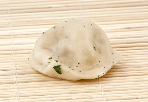Dumpling on table Stock Photos