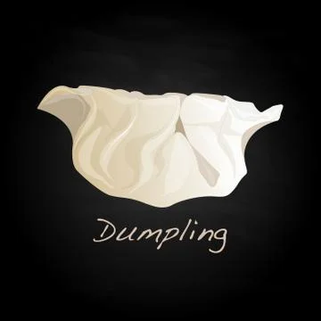 Dumpling vector illustration. Stock Illustration