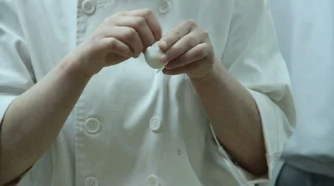 Dumplings being hand made in Beijing, China. 1 Stock Footage 5159620