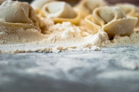 Dumplings close up Stock Photos