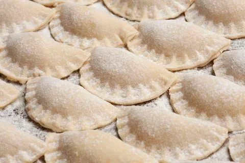 Dumplings filled with cheese Stock-Fotos
