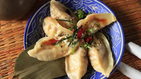 Dumplings Stock Footage 25454351
