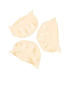 Dumplings Stock Illustration
