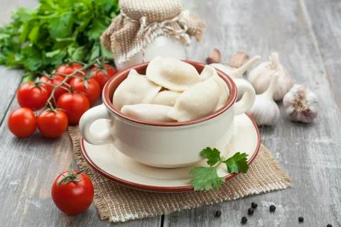 Dumplings with meat 写真素材