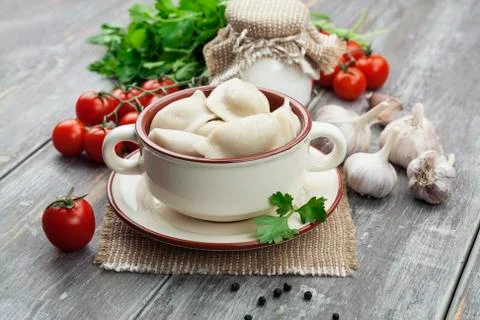 Dumplings with meat 写真素材