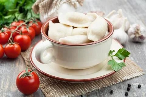 Dumplings with meat 写真素材