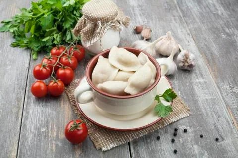 Dumplings with meat 写真素材