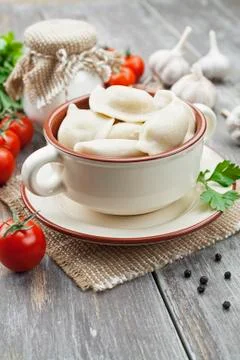 Dumplings with meat 写真素材