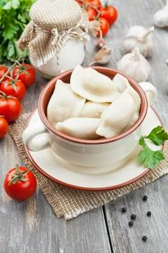 Dumplings with meat 写真素材