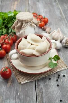 Dumplings with meat 写真素材