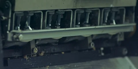 A dumplings producing machine Stock Footage 73802870