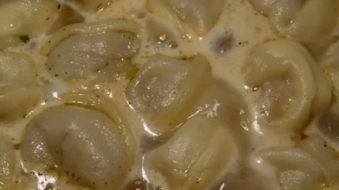 Dumplings ravioli is being prepared Stock Footage 250336671
