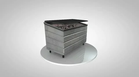 Dumpster Stock Footage 10730305