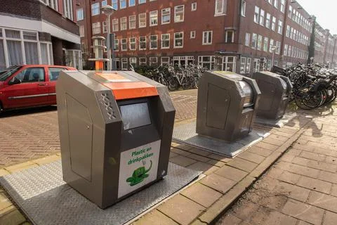 Dumpster Plastic Stock Photos
