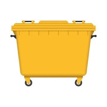 Dumpster vector illustration isolated on white background Stock Illustration