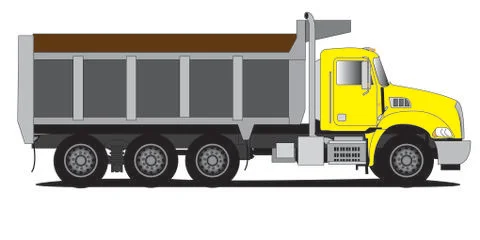 Dumptruck Illustrazione stock