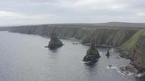 Duncansby Stacks Stock Footage 127155278