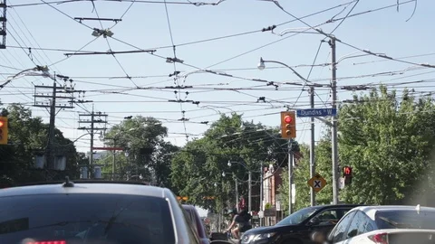 Dundas and Bathurst Stock Footage 92184213