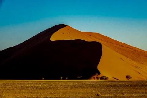 The dune 40 in Sesriem, Namibia. Stock Photos