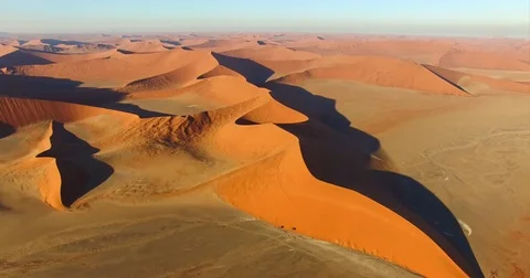Dune 45 Namibia Aerial Stock Footage 76786158