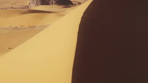 Dune from above Stock Footage 281168496