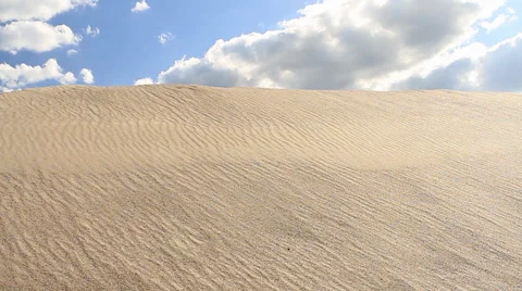 Dune against the Sky Stock Footage 33392141