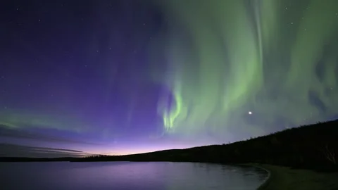 Dune aurora transformation to difuse Stock Footage 250295558