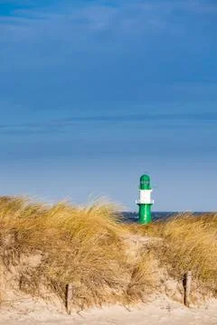 Dune on the baltic sea Stock Photos