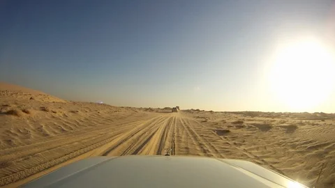 Dune Bashing 01 2/9 Stock Footage 87072806