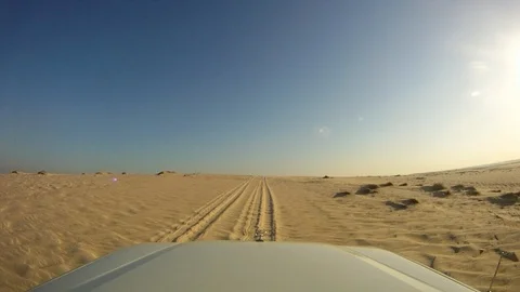 Dune Bashing 01 8/9 Stock Footage 87075530