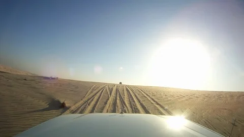 Dune Bashing 02 18/19 Stock Footage 87086873