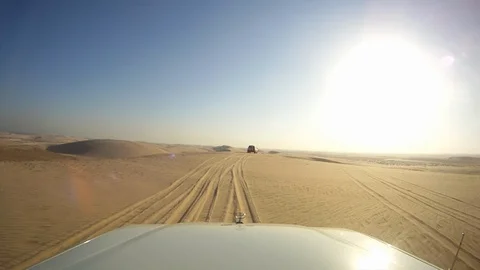 Dune Bashing 02 7/19 Stock Footage 87088722