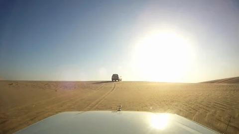 Dune Bashing 02 8/19 Stock Footage 87084364