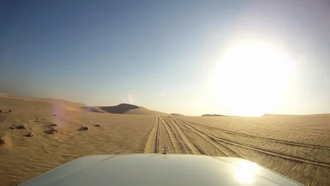 Dune Bashing 02 9/19 Stock Footage 87084530