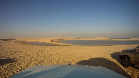 Dune Bashing 03 1/6 Stock Footage 87085926