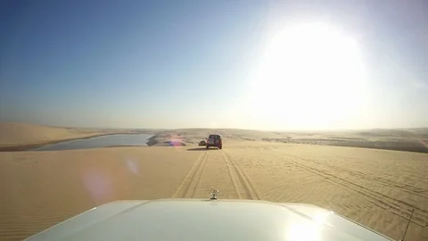 Dune Bashing 03 2/6 Stock Footage 87086232