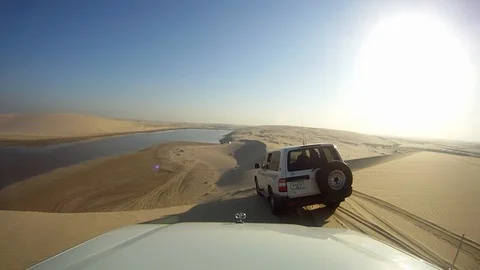 Dune Bashing 03 3/6 Stock Footage 87086368