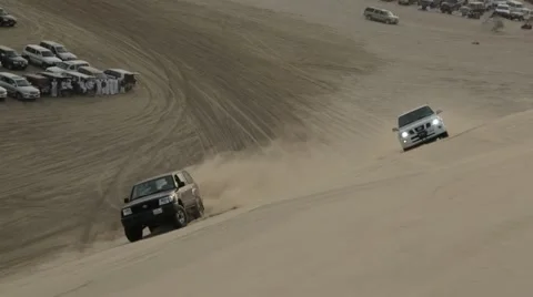 Dune Bashing Stock Footage 48272195