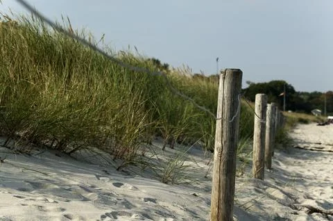 Dune boundary Stock Photos