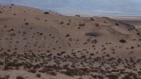 Dune buggy in the desert Stock Footage 77583266