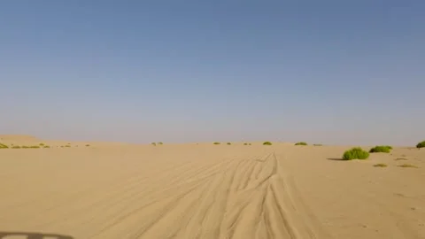 Dune Buggy Driver's Point Of View Timelapse Of Driving Through The Al Ain Stock Footage 329020294