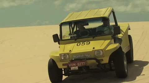 Dune Buggy on the Sand 11 Stock-Footage 19246944
