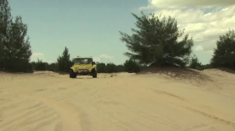 Dune Buggy on the Sand 12 스톡 동영상 19247022