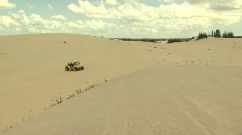 Dune Buggy on the Sand 14 Stock-Footage 19247419