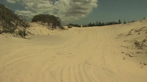 Dune Buggy on the Sand 15 Video stock 19215775