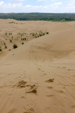 Dune in China Stock Photos