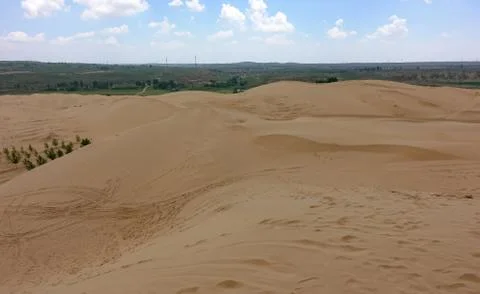 Dune in China Stock Photos