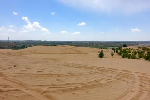 Dune in China Stock Photos